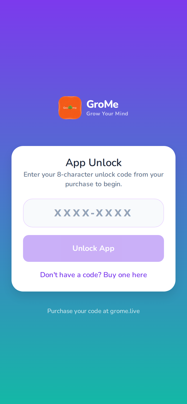 GroMe App